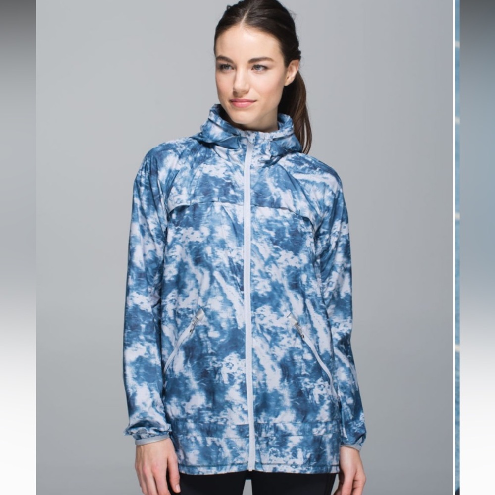 Lululemon Miss Misty Jacket II - Sea Side Silver Fox Alberta Lake-sz 8